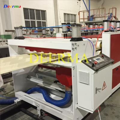 China 80mm Double-screw PVC Hollow Roofing Sheet Production Line for Indonesia Market Needs for sale