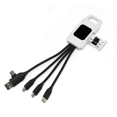 China Mobile Phone Types New Card Slot 4 In 1 USB Cable Support Type-C Input for sale