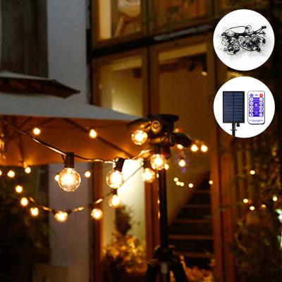 China Waterproof Led Solar Xmas Decoration Morden Style IP44 Christmas Festival Decoration String Light New for sale