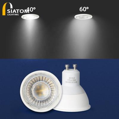 China Decorative Industrial Squamous Lens 6W 2700K GU10 LED Soft Warm White Floodlight For Indoor Lighting for sale