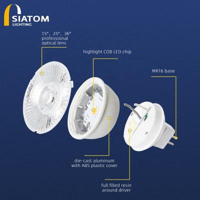 China Factory direct sale industrial low price high quality sunflower COB GU10 GU5.3 module housing led bulbs MR16 for sale