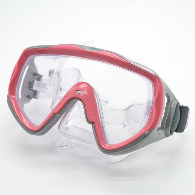 China Sotelo Dive Mask-Snorkel Set Full Dry Two Window Mask Snorkel Swimming Anti-fog Scuba Diving Set for sale