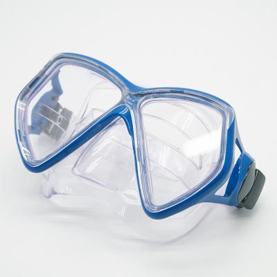 China New Two Windows Silicone Full Face Snorkeling Antifog Snorkeling Mask for sale