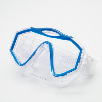 China High Quality Hot Selling Two Windows Scuba Mask Diving With Clear Diving Mask Full Face Underwater Diving Mask Tempered Glass for sale