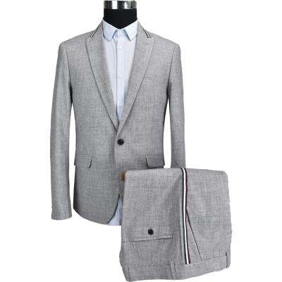 China Anti-wrinkle Chinese Factory Mens Suits 2 Pieces Customize Slim Fit Mens Suits for sale