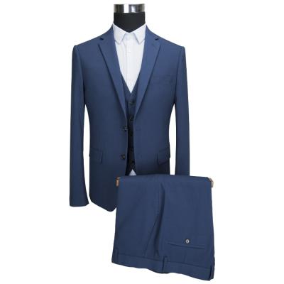 China High Quality Anti-wrinkle Modern Formal Office Wear Slim Fit Classic Men's 3 Piece Suits for sale