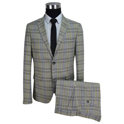 China High Quality Anti-Wrinkle Fashion Casual Suits Slim Fit Men Business Formal Suits for sale