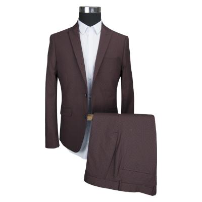 China Wholesale Anti-Wrinkle Fashion Casual Slim Fit Men Formal Suit for sale