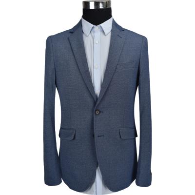 China New Arrival Customized Anti-Wrinkle Long Sleeve Tops Slim Fit Blazers Mens Suit for sale