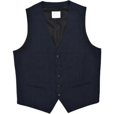 China Anti-Wrinkle Vest Wholesale Custom Mens Formal Suit Work Vest for sale