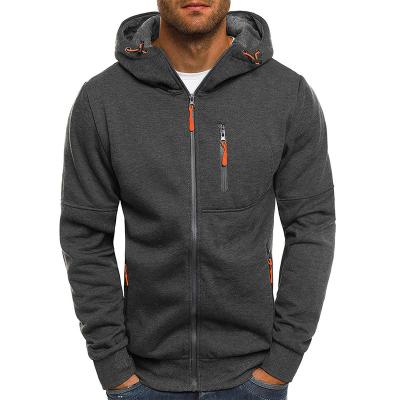 China Anti-Wrinkle Amazon Hot Sale Fashion Casual Design Male Sports Mens Fleece Hoodie With Zipper for sale