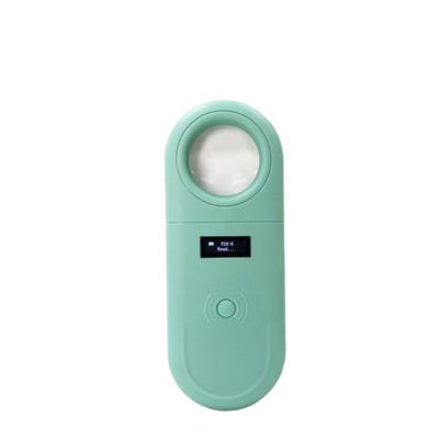 China Farms Animal Ear Tag Card Reader Green Magnifying Glass Barcode Reader CKU Cat Dog Dog Microchip Scanner for sale