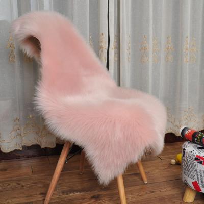 China Non-slip Professional Wool Carpet Faux Fur Blanket Sheepskin Faux Fur Blanket Manufacturers for sale