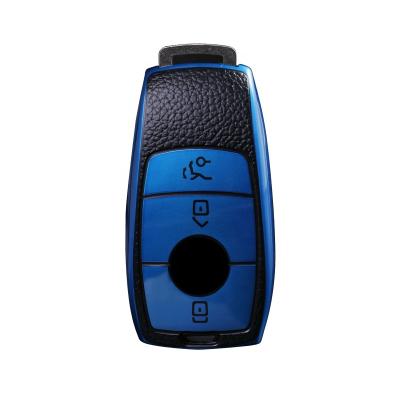 China Eco-friendly Leather Case Cover Car Key TPU Protective Bag For Benz E Class W213 2018 S Class Key Car Accessories Holder 2017 for sale