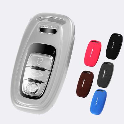 China Good Price Eco-friendly Car Key Holder For AUDI A4 A5 A6 B6 B7 B8 R8 TT S5 S6 Faux Fur Car Auto Parts for sale