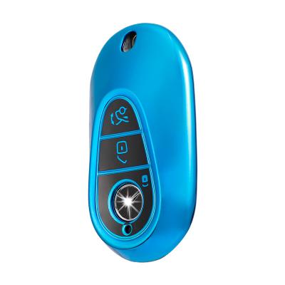 China Eco-Friendly For Mercedes W223 Class S300 S350 S450 TPU Car Key Case Cover For Mercedes Benz S Class W223 2020 2021 Car Key Holders for sale