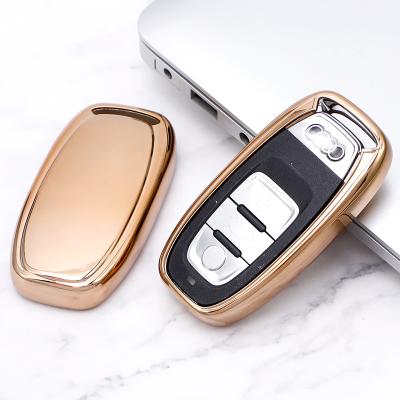 China New Hot Selling Eco-friendly TPU Cover Car Key For Audi A4 A4L A5 A6 A6L Q5 S5 S7 Protect Car Key Cover for sale