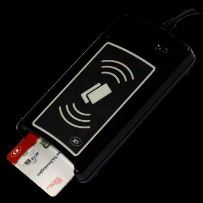 China Dual Interface Contact and Contactless Smart Card Reader Writer ACR1281U-C1 USB RFID Contactless Card Readers for Contact and Contactless Technologies in One Device Card for sale