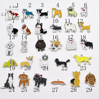 China China Wholesale Fashion Dog Shape Steel Cute Zinc Alloy Tag Charm Key Chain for sale