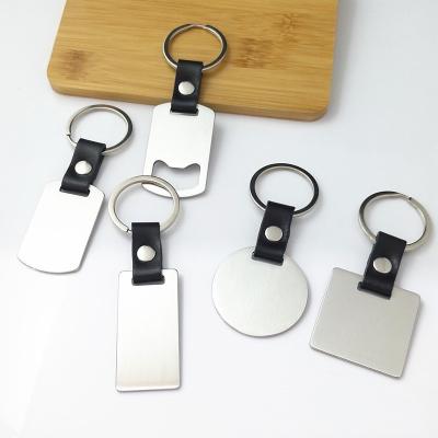 China Factory Wholesale Custom Logo Laser Stainless Steel Mirror Metal Mute Key Chain Personalized Customized Pendants Key Chain for sale