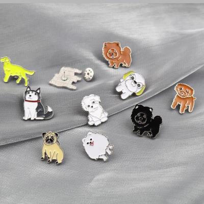 China Custom Dachshund Pet Brooch China Logo Metal Soft Enamel Lapel Pin Custom Enamel Pin From Global Manufacturers for sale