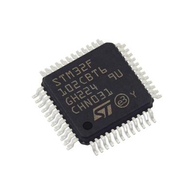 China New Original STM32F102CBT6 Microcontroller Electronic Components LQFP48 MCU STM32F102CBT6 48MHz Online Integrated Circuits for sale