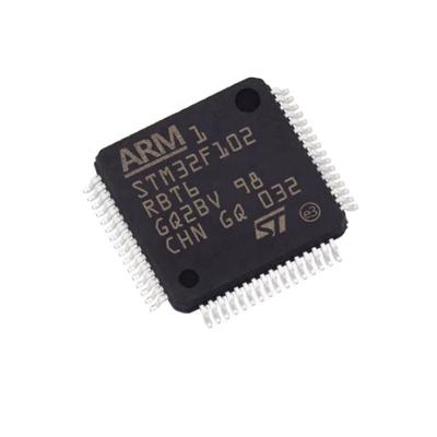 China New and original STM32F102RBT6 standard STM32F102RBT6 part IC chip integrated circuit for sale