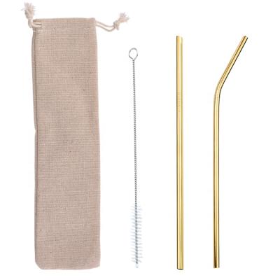 China Sustainable Reusable With Babe Drinking Hongsound Metal Straws Stainless Steel Bamboo Set for sale