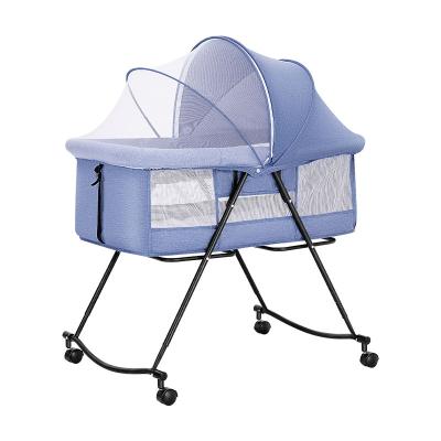 China New Modern Newborn Baby Products Rocking Nest Crib Bedding Set Crib Swing Playpen Mosquito Net Hutch Mobile Bed For Babies for sale