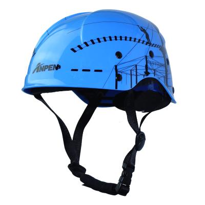 China ABS ANPEN CE EN 397 Occupational Safety Hard Hat Climbing Helmet With ABS Shell for sale