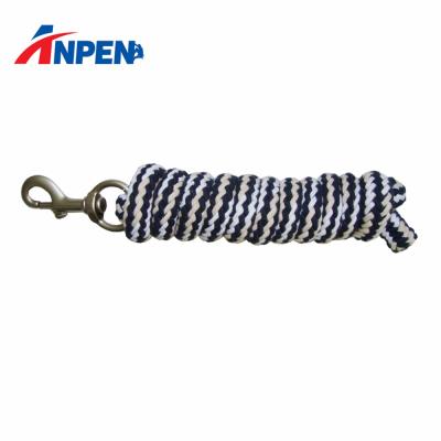 China Wholesale Eco - Friendly Mixed Color Cotton Horse Lead Rope for sale