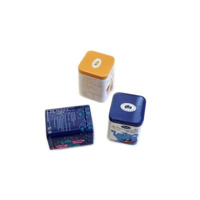 China Design Factory Manufacturing Small Square Condom Embossing Gift Wrapping Packaging Box With Embossing Logo On Top And Colorful Body Design for sale