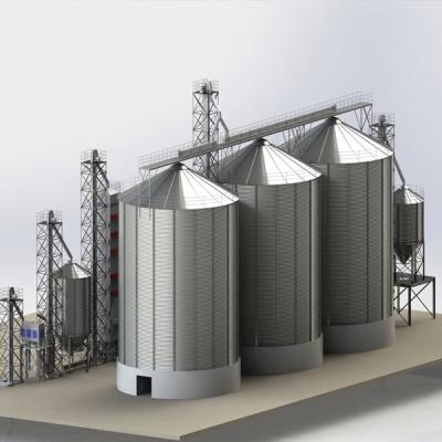 China Factory flat bottom silo used for grain storage, agricultural silos equipment for sale