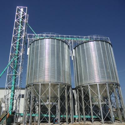 China Building Material Shops 10000 Ton Wheat Flour Storage Bins With Overall Silo System Solution for sale