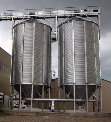 China Factory 200 Ton Silo For Storage Of Flour With Vibrator Discharger for sale