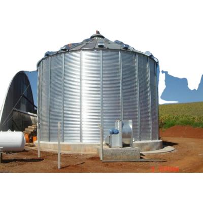 China food & Beverage Factory China Manufacturer Hot Galvanized Barley Head Steel Storage Silo for sale