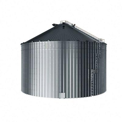 China Factory 500Tons - 2000Tons Barley Storage Steel Silo Hot Dipped Galvanized Steel Grain Storage Bin ISO Certified Bottom Hopper Steel Silo Sale for sale