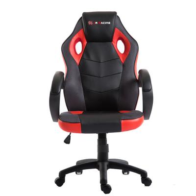 China Office Furniture Cheap Black Leather Ergonomic Rotating PC Computer Gaming Gamer Recumbent Chairs for sale