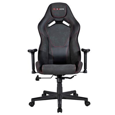 China Low Price Office Black PU Computer Gaming Recliner Leather Ergonomic Rotation Chair for sale