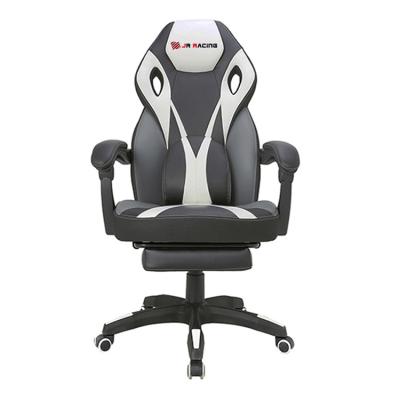 China Generic Ergonomic Rotating Black PU Leather Computer Swivel Racing PC Gaming Chairs for sale