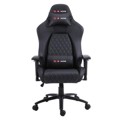 China OEM Black Home Office Computer PC Swivel Set Racing Recliner Chair With Armrest for sale