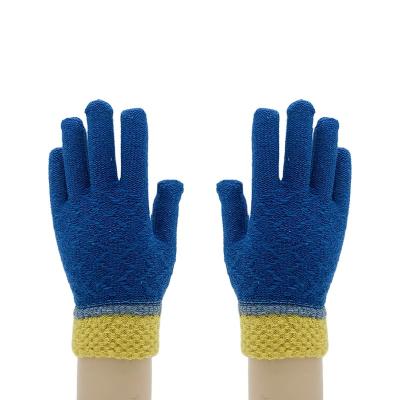 China Winter Men's and Women's Jacquard Comfortable Fashion Warm Couple Knitted Gloves for sale