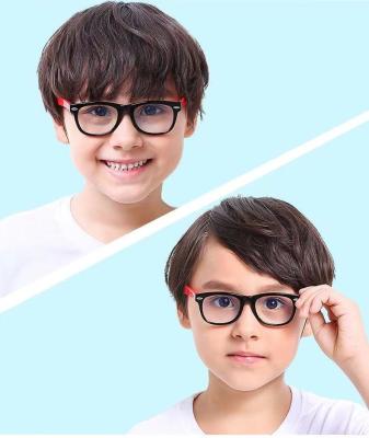 China Eyewear Trade Children's Fashion Glasses Frame Blocking Anti-blue Light Children Glasses Silicone Kids Glasses For Kids Computer for sale