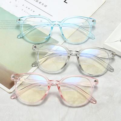 China Fashionable Wholesale Computer Glasses Frames Anti Blue Light Optical Glass Blocking Glass Custom Spectacle Frame For Women Men Unisex for sale