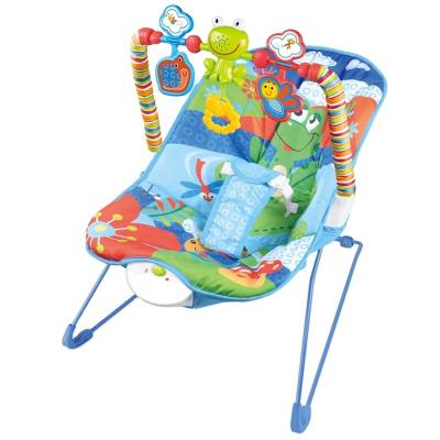 China Hot Selling Baby Bounce New Design Iron Baby Shake Multifunctional Comfortable Musical Rocking Chair Vibrating Rocking Chair With Toy for sale