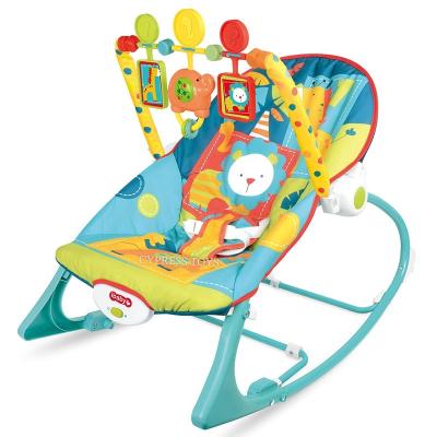 China Wholesale Multi-Function Baby Iron Toys Infant Child Seat Comfortable Rocking Chair Baby Rocker with Vibration and Music for Kids Gift for sale