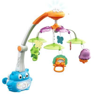 China Hot Selling Plastic Spinning Light Baby Crib Multifunctional Musical Mobile With Projector for sale