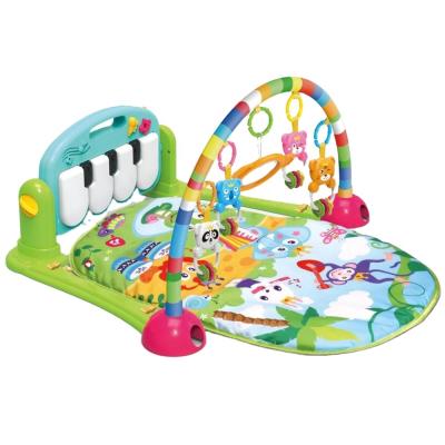 China Baby Educational Toy High Quality Toddler Baby Care Activity Play Mat Gym Baby Educational Musical Piano with Music and Light Play Mat for sale