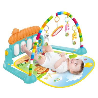 China Hot Educational Toy Amazon Style Baby Play Gym Mat Kids Activity Piano Keyboard Mat with Light and Music for sale