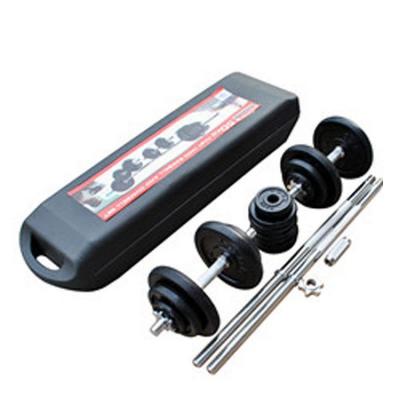 China Universal Gym Equipment Boxed 10/20/30/50kg Barbell Dumbbell Mancuernas Set Dumbbell Barbell Set Wholesale for sale